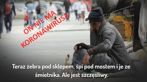 Może nie mam pracy i śpię na ulicy…