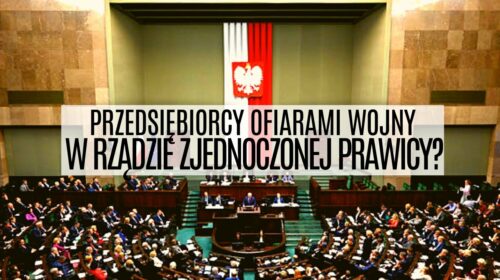 Przedsiębiorcy ofiarami wewnątrzrządowych gierek?