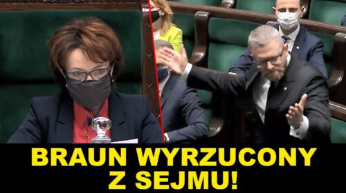 Grzegorz Braun WYRZUCONY z SEJMU!