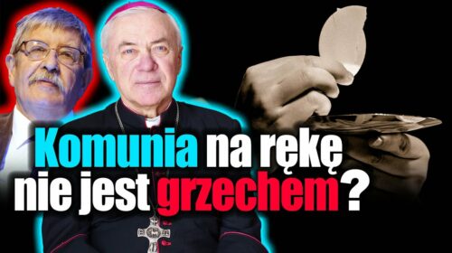 Komunia Święta na rękę nie jest PROFANACJĄ?