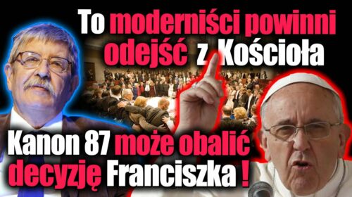 Kanon 87 może OBALIĆ decyzję Franciszka w sprawie Mszy Trydenckiej!