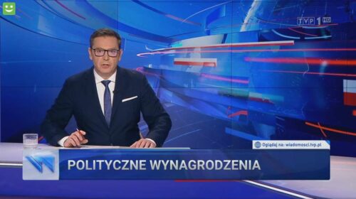 Telewizja rządowa o obniżce pensji posłów