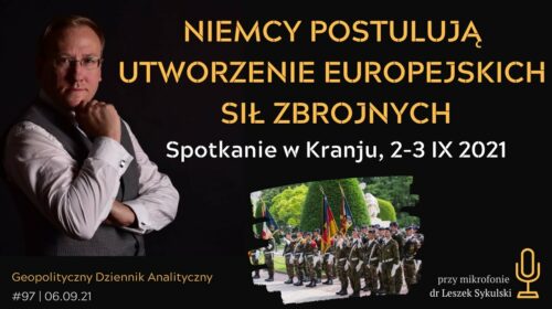 Niemcy postulują utworzenie europejskich sił zbrojnych