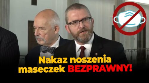 Nakaz noszenia materiału na twarzy bezprawny?