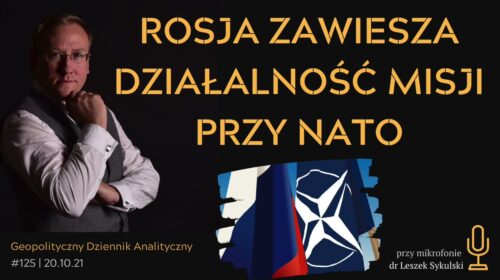 Rosja zawiesza działalność misji przy NATO