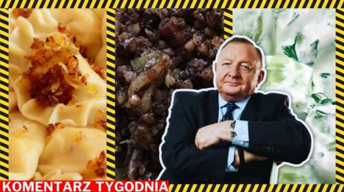 Pierogi ruskie, kaszanka po ukraińsku i polska mizeria