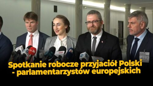 Spotkanie robocze przyjaciół Polski – parlamentarzystów europejskich