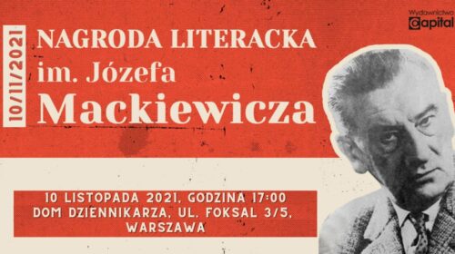 Nagroda Literacka im. Józefa Mackiewicza 2021