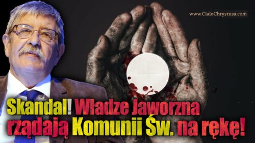 Władze samorządowe domagają się Komunii Świętej na rękę