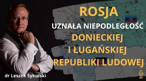 Rosja uznała niepodległość Donieckiej i Ługańskiej Republiki Ludowej