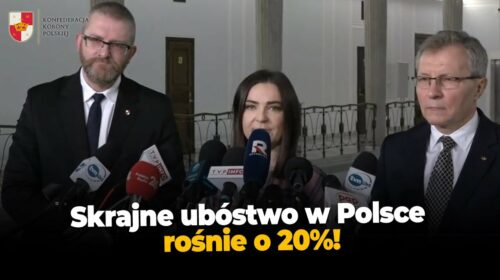 Wskaźnik skrajnego ubóstwa w Polsce rośnie aż o 20% rok do roku!