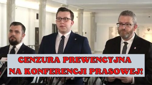 Zablokowana konferencja Konfederacji ws. polskiego interesu narodowego!