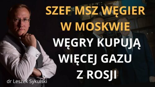 Szef MSZ Węgier w Moskwie. Węgry kupują więcej gazu z Rosji