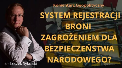 System rejestracji broni zagrożeniem dla bezpieczeństwa narodowego?