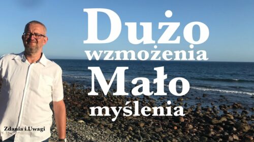 Dużo wzmożenia, mało myślenia