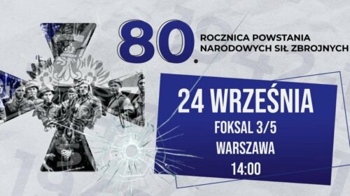 Obchody 80. rocznicy powstania Narodowych Sił Zbrojnych