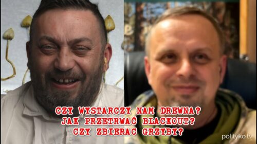 Czy wystarczy drewna na zimę, jak przetrwać blackout, czy jeśc grzyby?