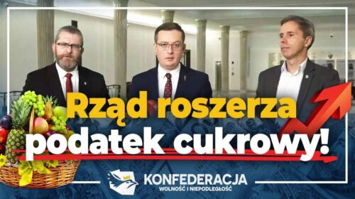 PiS rozszerza podatek cukrowy! Uderzenie w polskiego konsumenta!