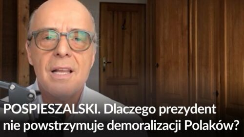 Prezydent nie powstrzymuje demoralizacji Polaków?