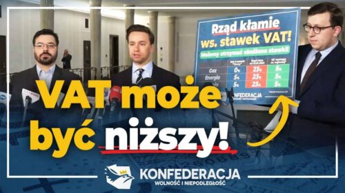 Rząd kłamie ws. stawek VAT!