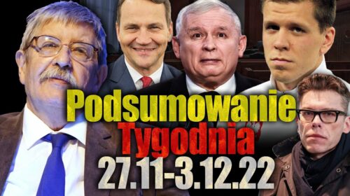 Szczęsny o Bogu. Kaczyński przegrywa z Sikorskim. Sędzia Tuleya kpi sobie w żywe oczy.