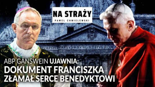 Abp Gänswein ujawnia: dokument Franciszka złamał serce Benedyktowi