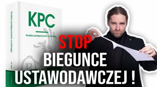 Stop biegunce ustawodawczej!