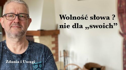 Wolność słowa? Nie dla „swoich”!