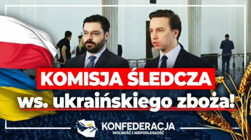 Konfederacja żąda komisji śledczej ws. ukraińskiego zboża!