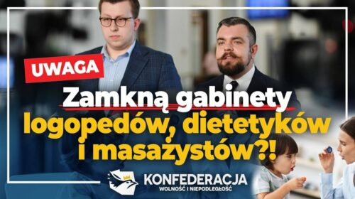 Rząd PiS chce pozamykać gabinety logopedów, dietetyków, masażystów!