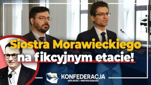 Siostra Morawieckiego miała fikcyjny etat w urzędzie!