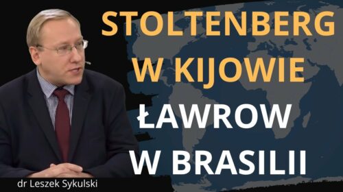 Stoltenberg w Kijowie, Ławrow w Brasilii