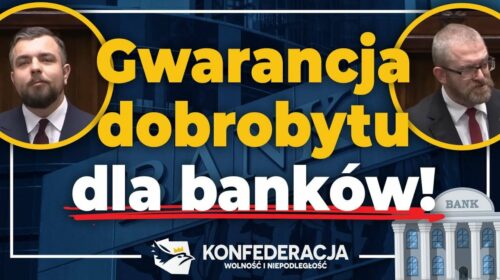 To ustawa o gwarancji dobrobytu dla banków i światowej finansjery!