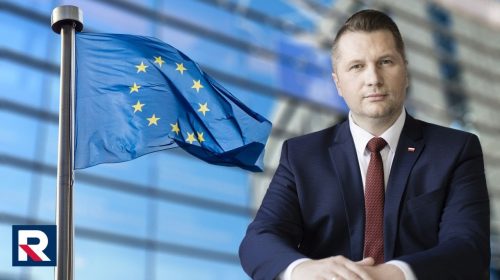 Minister Czarnek punktuje oficjalną delegację z PE