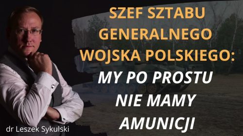 My po prostu nie mamy amunicji