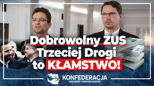 Dobrowolny ZUS Trzeciej Drogi to kłamstwo!