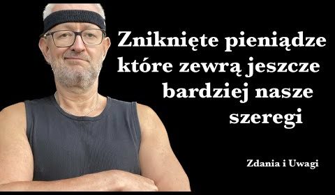 Zniknięte pieniądze, które zewrą jeszcze bardziej nasze szeregi