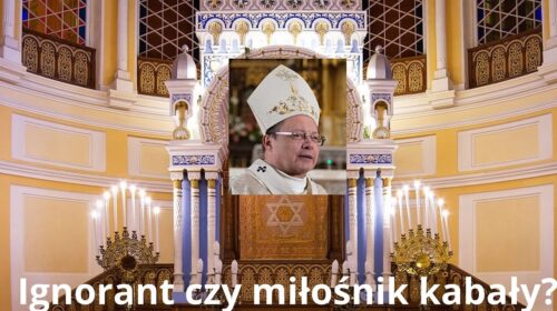 Przepraszam katolików i wyznawców judaizmu za kard. Rysia