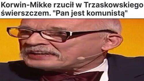 Korwin grilluje Trzaskowskiego