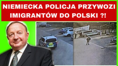 Niemiecka policja najechała na Polskę