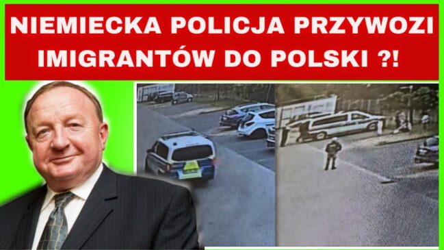 Niemiecka policja najechała na Polskę