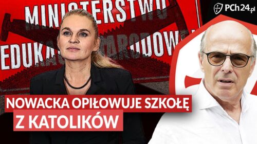 Nowacka opiłowuje szkołę. Z katolików