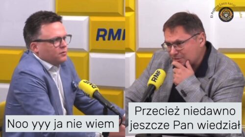 Totalna kompromitacja Hołowni, wił się jak wąż