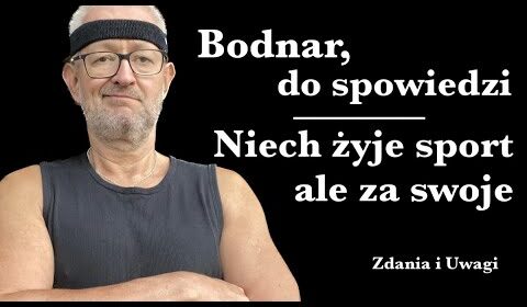 Niech żyje sport – ale za swoje