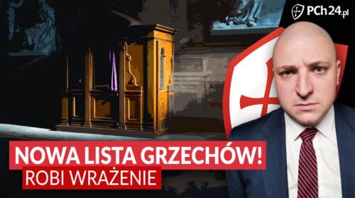 Szok. Nowa lista grzechów! Robi wrażenie