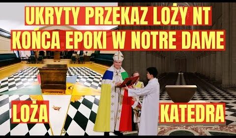 Zapowiedź Mszy bez Boga w Notre Dame